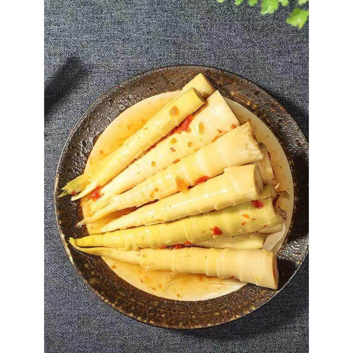 夷山夷水手剥笋开袋即食手包笋手剥黄金笋泡椒味香辣味袋装手扒笋