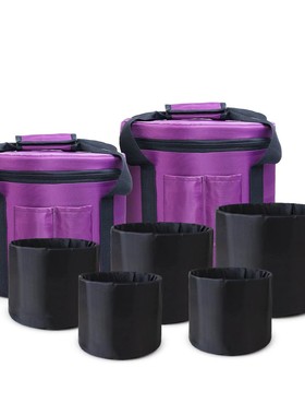 6-20寸432hz440hz水晶钵手提配套钵包手提钵袋包钵包水晶钵