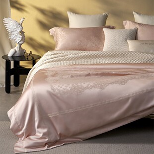 意式高奢色织提花恢弘艺术寝具天丝品超细旦床棉四件套床单床盖款