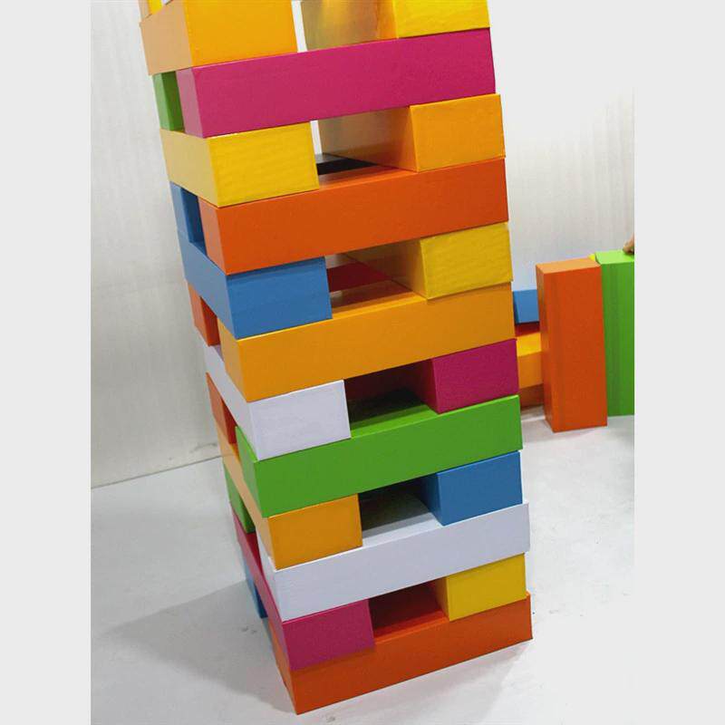 设备巨型叠叠乐益智大型亲子积木团建暖场儿童互动道具暖场叠叠高