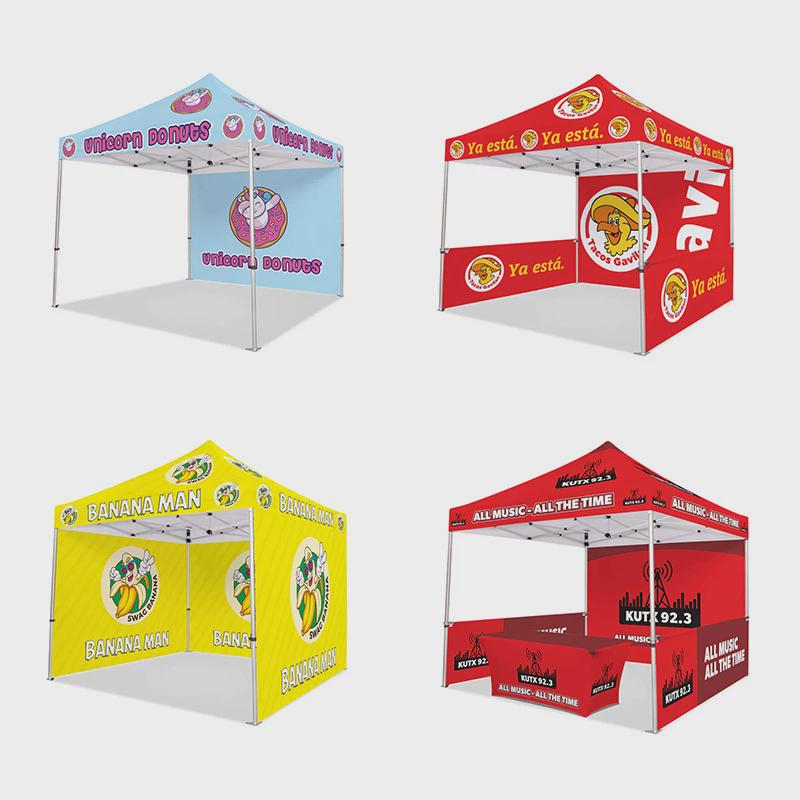 户外促销展览支架帐篷伸缩折叠四角广告展会帐篷可印logo可加围布