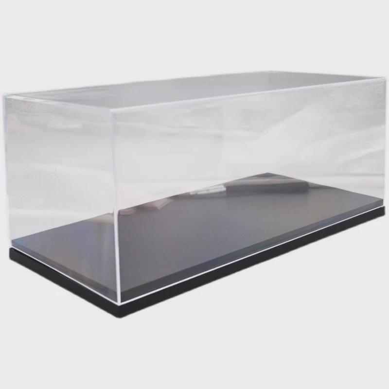原厂1:18汽车模型展示盒亚克力罩塑料底座不用拼装一体成型现货