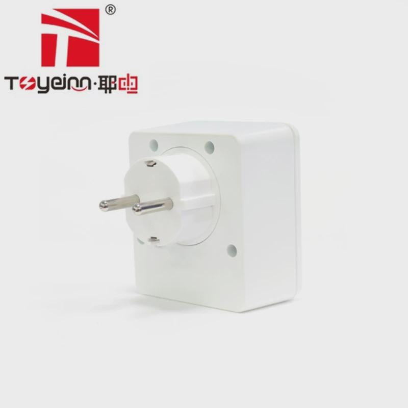ty1902f1方形德带欧规智能单插(规电量统计)