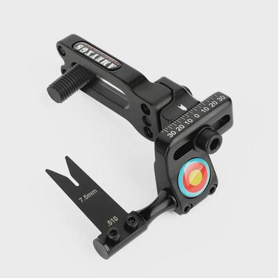 AMEYXGS钢片箭台送3个钢片铝合金户外射箭竞技比赛练习用可换箭台