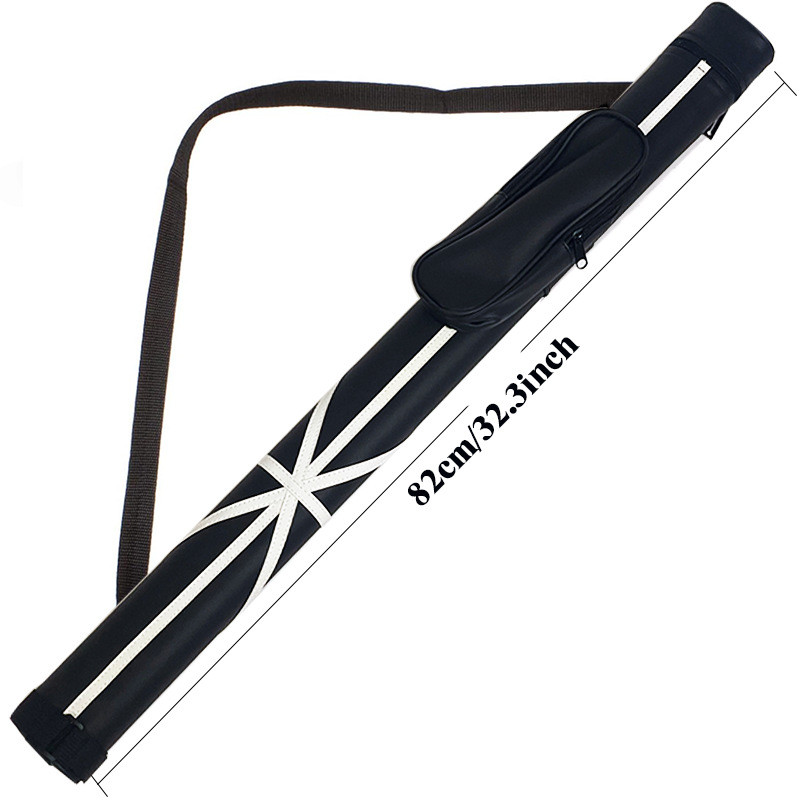 2孔优质九球杆二分之一台球9球杆杆桶节配件台球杆包杆筒台球杆盒