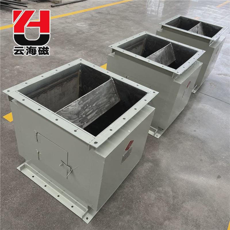 rcya管道式永磁除铁器管道式永磁自卸除铁器干式除铁机生产厂家