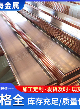 现货T2镀锡紫铜排50*5mm接地紫铜排80*1010*120出货快