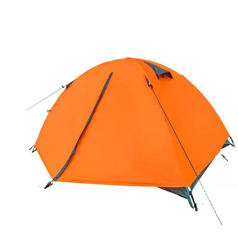 帐篷杆双人双层户外帐篷情侣野营用品承接礼品外貌铝登山帐篷