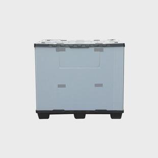 定制pp围板箱汽车物流周转高承重加厚蜂窝板注塑天地盖包装箱