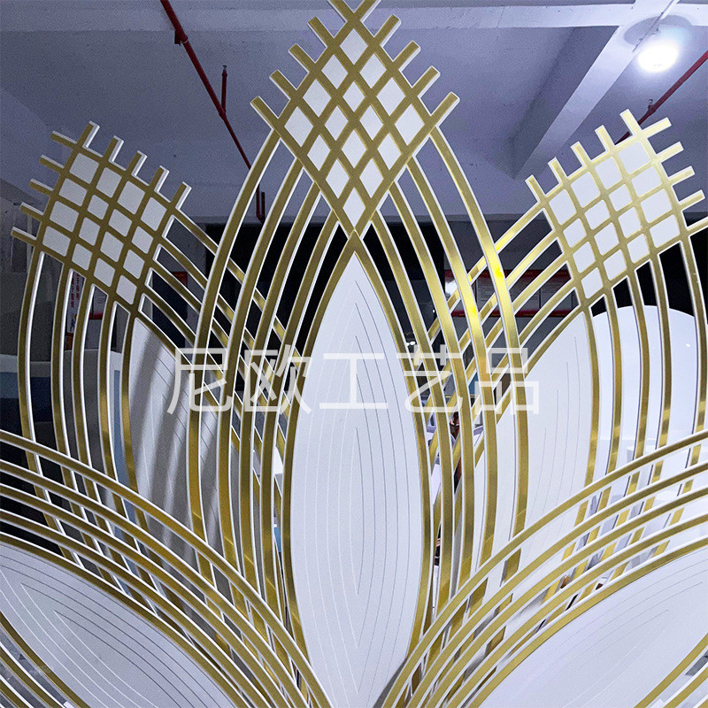 新款婚庆五叶草舞台道具户外婚礼场景布置装饰亚克力背景墙