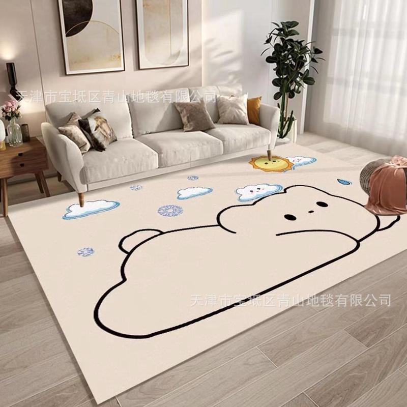可爱卡通满铺防滑宝宝爬爬地垫客厅地毯儿童房爬行垫子家用可机洗