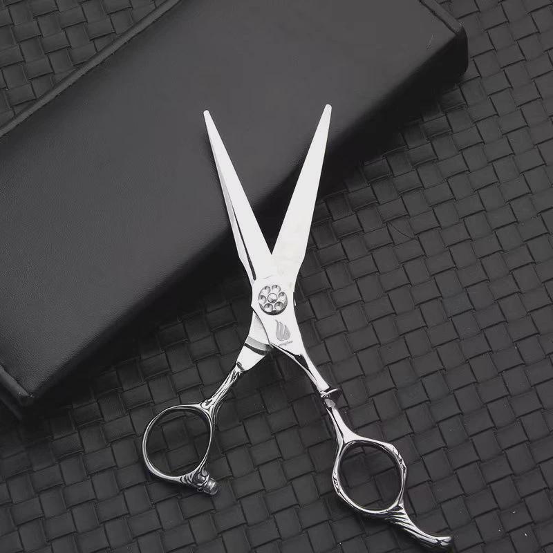 套装高品质6寸440c钢材平剪牙剪打薄发型师专业厂家供应美发剪刀