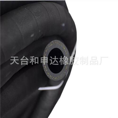 厂家直供橡胶输水管空压机高压橡胶水管夾布经磨帘线缠绕橡胶胶管