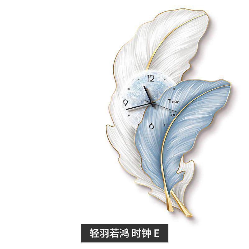 羽毛入户玄关装饰画灯画客厅过道卧室壁画挂画不规则羽毛墙面装饰