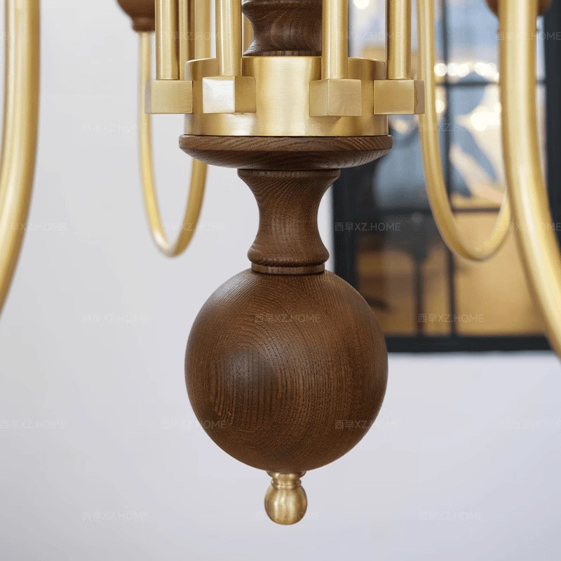 新款美式客厅吊灯法式中古餐厅灯吊灯高级感洋风南房间灯卧室灯