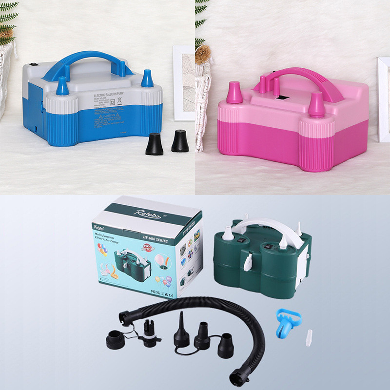 气球充气机双嘴充气电动泵气球电动打气筒HT508气泵打气机