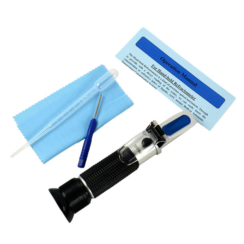 手持式折射仪糖度计盐度计测糖仪糖份测试仪冰点仪RHB0-32ATC