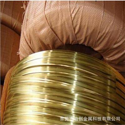 环保扁铜线直供H62半硬黄铜线【黄铜片】0.50.81.5MM黄铜线