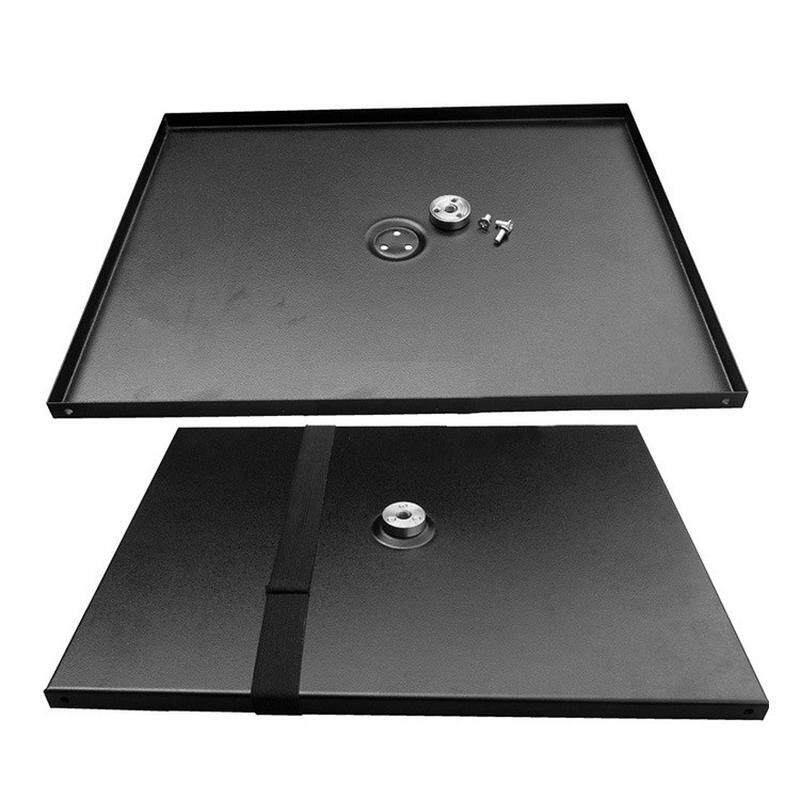 投影仪三脚架托盘投影机支架通用金属转接盘 落地投影机平台托盘