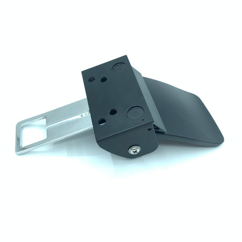 锌合金烘烤箱工业门锁拉杆锁大型设备老化箱冷库门拉手门锁配件