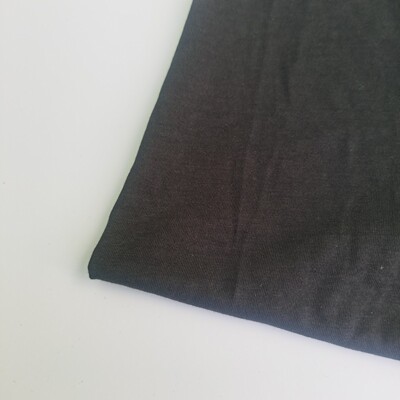 现货仿丝光棉冰感蚀毛黑色全棉染色假丝光棉汗布