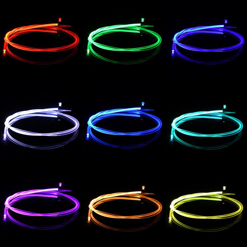 光纤端点0.25mm0.5mm0.75mm1mm1.5mm实心软质照明导光条水母灯