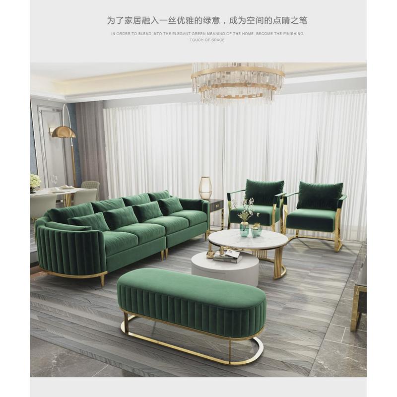 出租屋客厅三人位公寓小户型北欧布艺沙发卧室绒布沙发佛山沙发