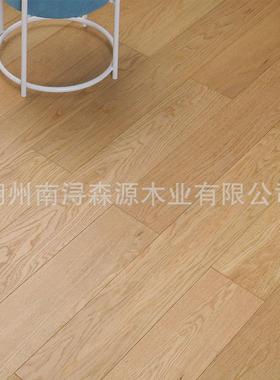 厂家直销橡木多层人字拼实木地板现代简约原木本色家用环保免龙骨