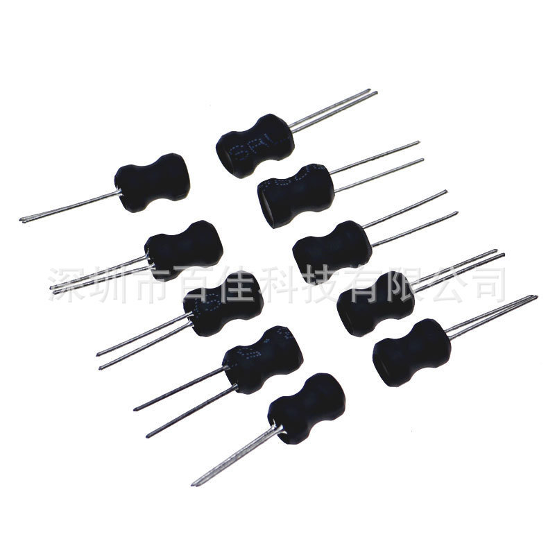 240件24种规格6x8工字型电感2.2uh-100mh圆柱体插件电感器套装