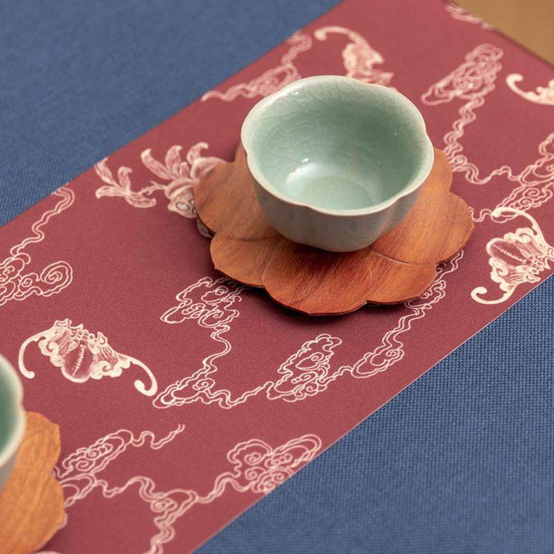 桌旗中式防水名画茶席复古桌巾茶室书房卧室批床旗电视柜盖布玄关,居家布艺,桌旗,淘宝优惠券,粉丝福利购,淘宝优惠卷