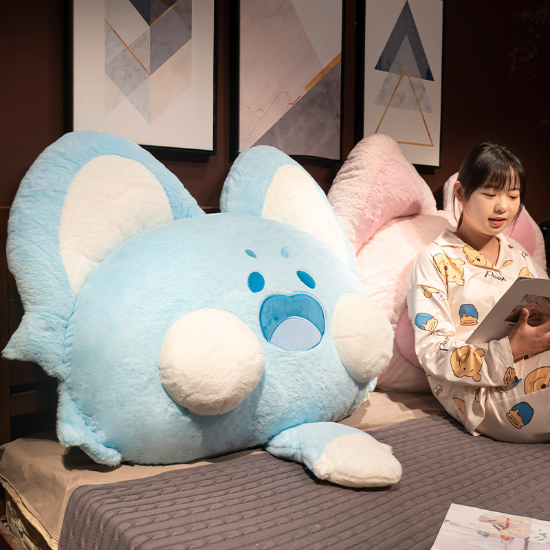 热销bh0d嘟嘟猫床头软包靠背靠垫嘟嘟喵抱枕大靠枕靠床上看书学生