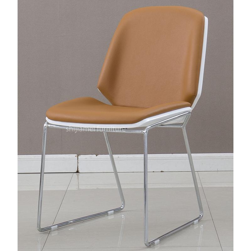 现代简约班前固定脚家用卧室商务会议室电脑办公椅洽谈接待会客椅