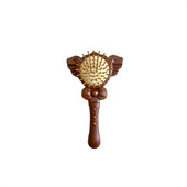 天然檀木气垫梳木质气囊梳儿童迷你梳魔法棒雕花小孩子顺发家用梳