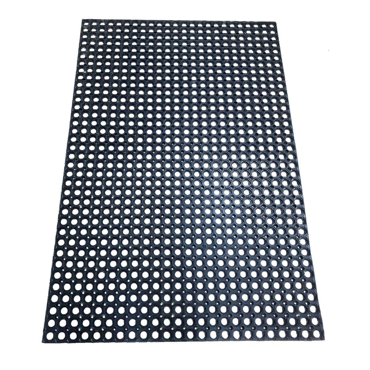 橡胶厨房地垫工厂车间防滑疏水地垫商用卫生间多孔pvc镂空防滑垫