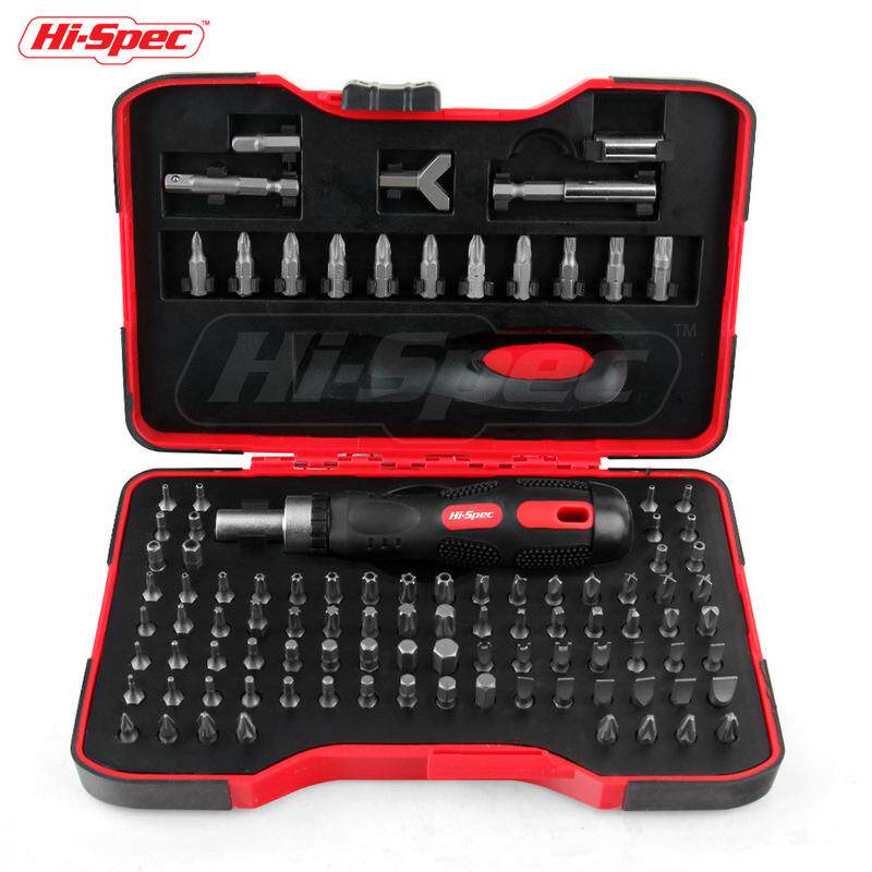 Hi-Spec101件套螺丝刀批头棘轮手柄组套手动螺丝批改锥起子套装