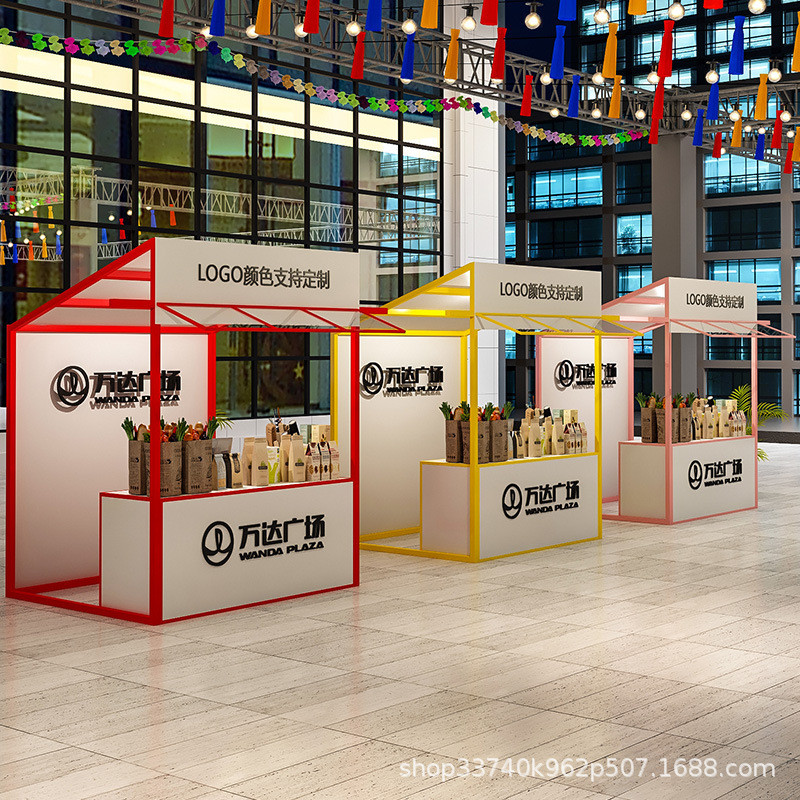 户外集市摊位架网红摆摊架地摊桌货架文创市集可移动活动棚展示架