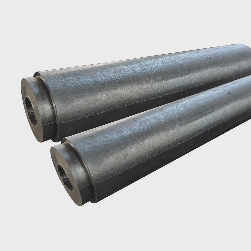 胶棒钢铁铝业公司用高耐磨橡胶铸胶托辊工业用空心橡冶金生产加工