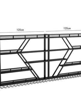 吧台酒杯架倒挂背景装饰红酒架摆件酒架置物架壁挂墙壁酒柜灯光架