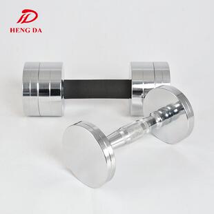 恒达新品纯钢哑铃男士多变N次方女士可拆卸电镀哑铃健身器材家用