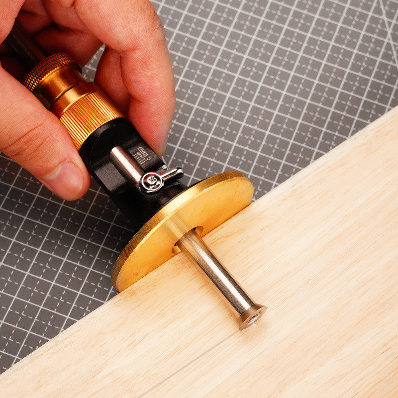 微调高精度欧式划线器划线规画线工具实木木工榫眼制作装修线勒子