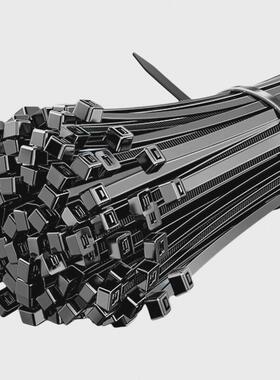 山泽专业自锁式扎带黑色大号加长10*500mm*400mmzd-35/zd-34