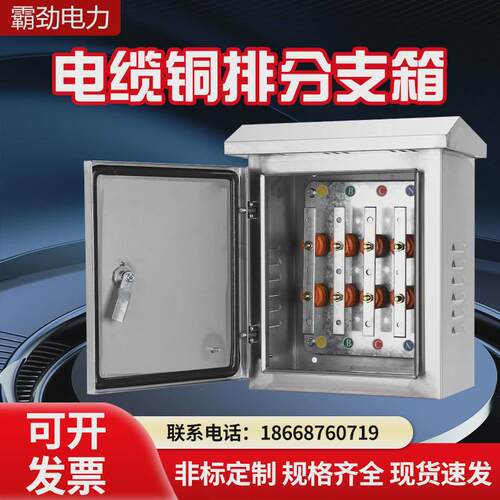 矿物不锈钢电缆铜排分接分支箱t接箱户外终端箱转换端子绝缘箱