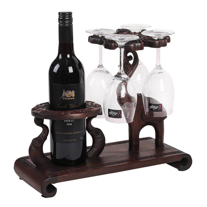 酒神牌吉祥如意酒架红酒实木创意酒架欧式葡萄酒酒架木质红酒架