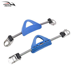 两用不锈钢脚蹼带jetfin蛙鞋 开跟弹簧后跟带潜水四线oms固定带