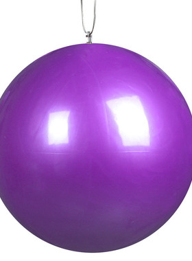 PVC充气圣诞球75CM无缝一体装饰道具球节日装饰球圣诞布置广告球