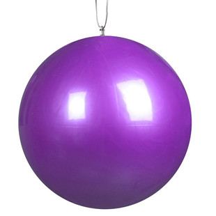 PVC充气圣诞球75CM无缝一体装 饰球圣诞布置广告球 饰道具球节日装