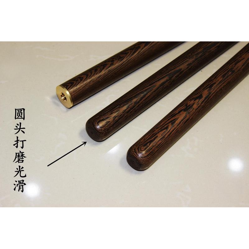 鸡翅木健身气功木棍养生杖折叠武术棍拼接三合一实木鞭杆组合太极