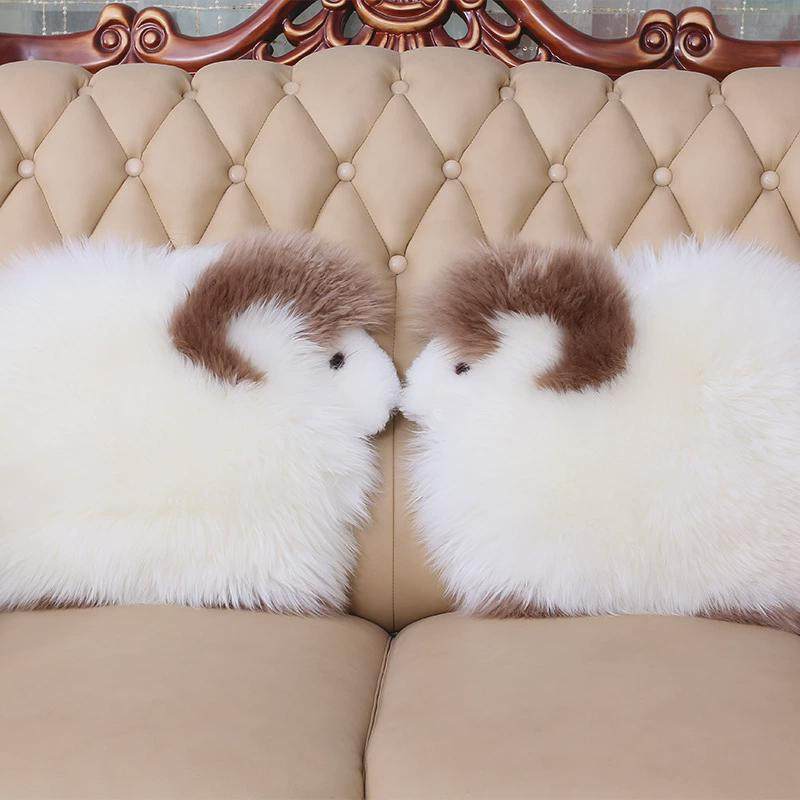 北欧羊毛卡通小羊坐垫客厅茶几卧室毛绒地毯沙发椅子毛绒汽车垫,居家布艺,地毯,淘宝优惠券,粉丝福利购,淘宝优惠卷