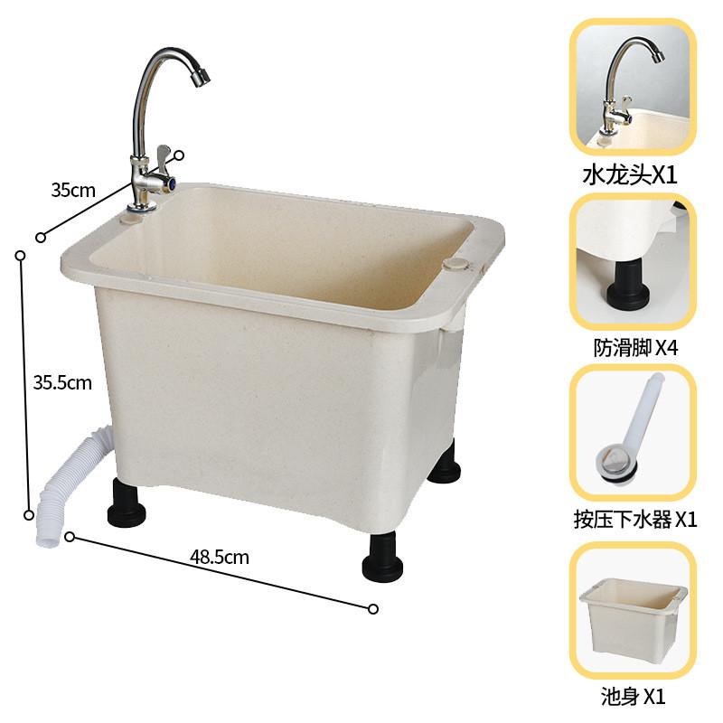 多功能拖把池塑料加厚阳台卫生间拖布池盆地拖方形拖把桶厂家