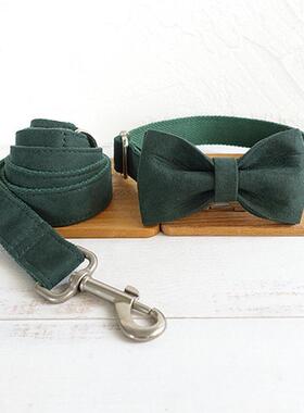 狗狗宠物项圈蝴蝶结牵引套装muttco脖套领结货源稳定udc-019